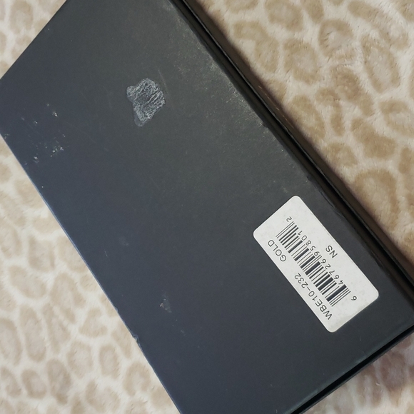 Bebe Brooklyn Zip Studded Gold Wallet - Picture 9 of 9